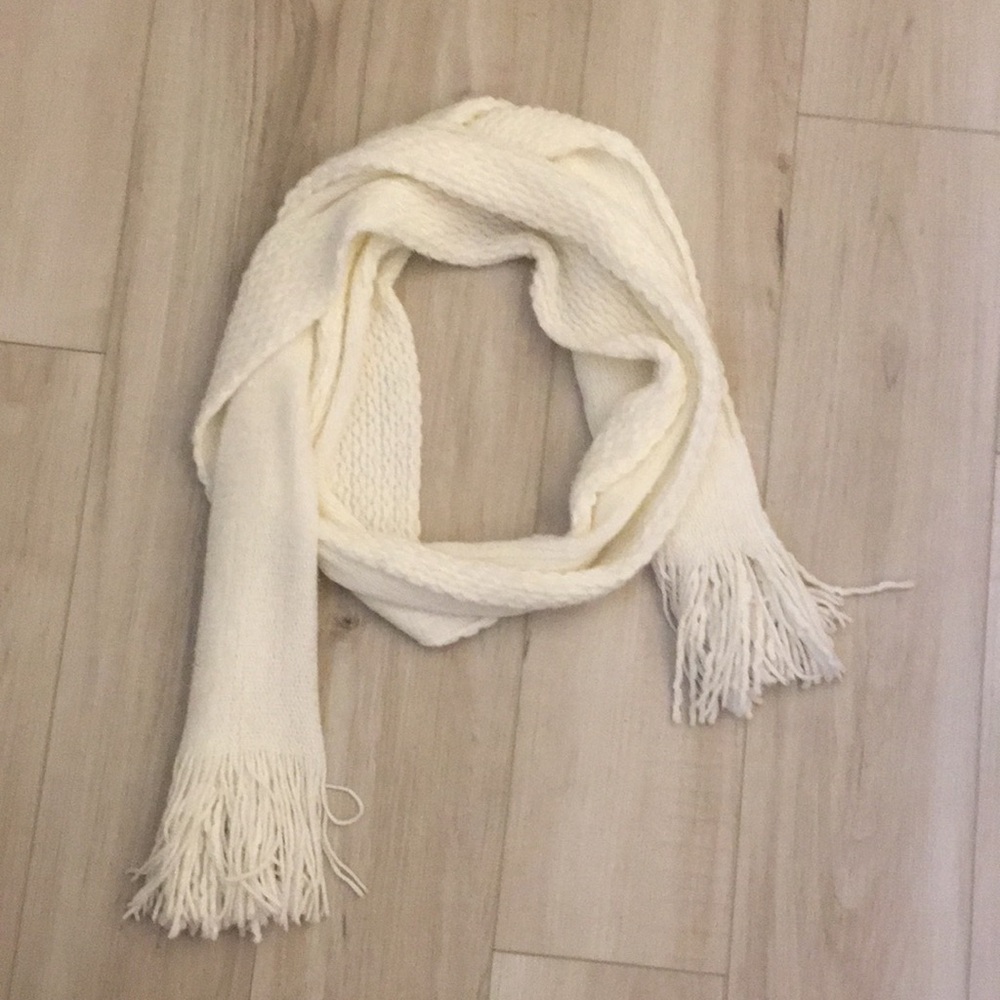 White scarf